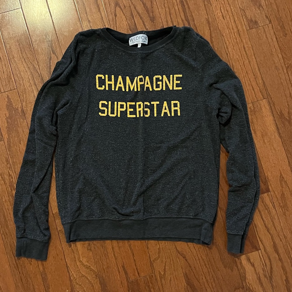 Wildfox “Champagne Superstar” sweatshirt